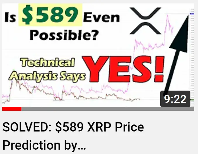 BCB says a price of $589 XRP is possible. Lol.