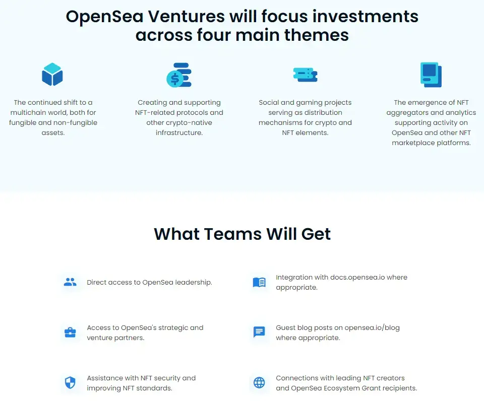 OpenSea Ventures Monetizing