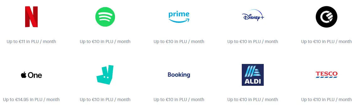 Some of the eligible perks with Plutus card